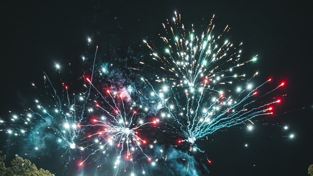 Ein Feuerwerk gehörte bereits im vergangenen Jahr zu den Höhepunkten des Park- und Heimatfestes.