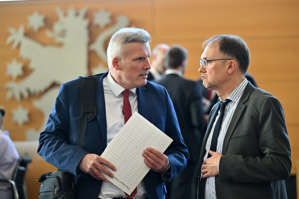 Weitere Gemeindezusammenschlüsse sind in Thüringen geplant. Damit hat sich der Landtag befasst. (Archivbild)