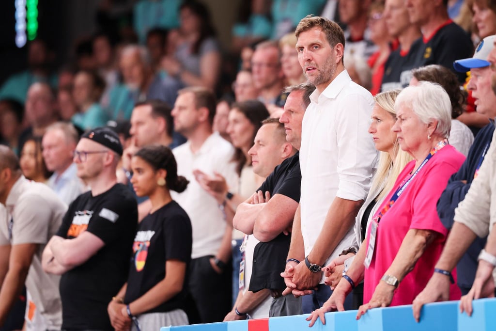 Dirk Nowitzki verbrachte seinen Geburtstag beim Basketball.