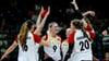 Die deutschen Volleyballerinnen dürfen in der Nations League weiter jubeln