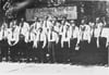 Der Männergesangverein 1835 Lindstedt feiert am 21. Juni sein 190-jähriges Bestehen. Das Foto stammt aus dem Jahr 1955, aufgenommen zum 120. Geburtstag. 