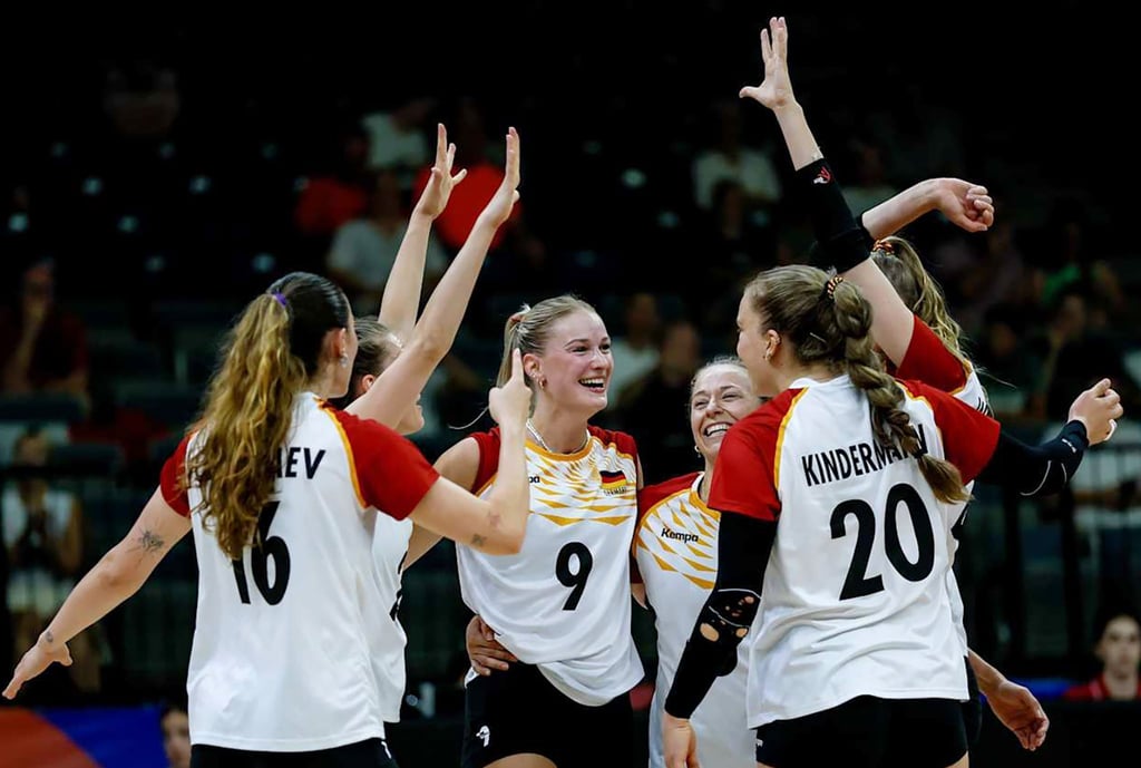 Die deutschen Volleyballerinnen dürfen in der Nations League weiter jubeln