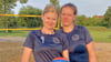 Kristina Hansel (genannt Tina, links) und Franka Karheiding setzen sich mit den  „Volleyholics“  vom Stendaler Volleyballverein 1990 für Frauen und Mädchen ein.
