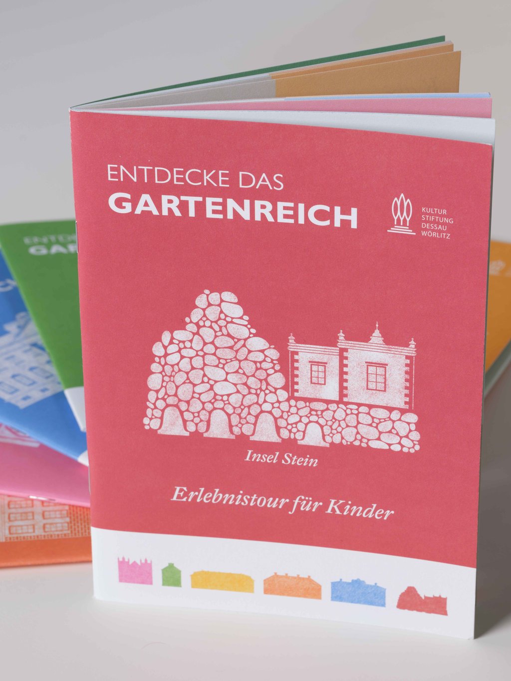 Mit Erlebnisheften kann man das Gartenreich auf eigene Faust erkunden.