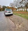 Fußweg an der Schule