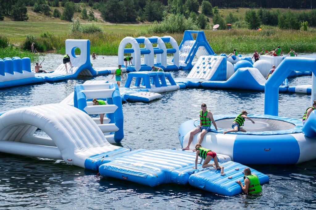 Erfrischung plus Action: Aquapark auf der Goitzsche