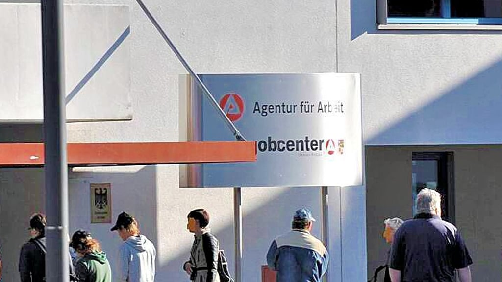 Die Agentur für Arbeit in Dessau.
