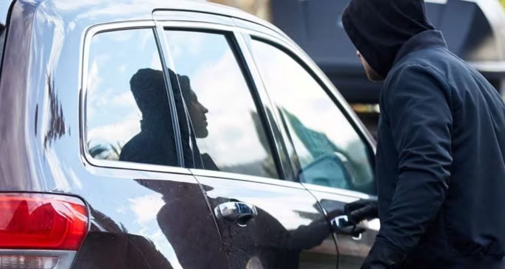 Die Polizei war im Einsatz wegen eines Autodiebes in der Fritz-Reuter-Straße in Halle.