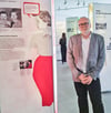 Politikwissenschaftler und Projektleiter Prof. Dr. Günter Morsch bei der Eröffnung der Ausstellung im Dokumentationszentrum der Gedenkstätte Feldscheune Isenschnibbe. 