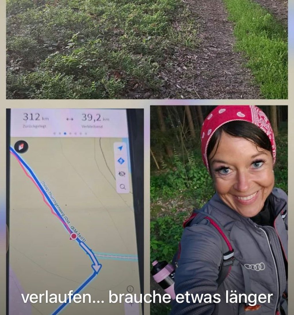 Das Update postete Christin Ziehr gegen fünf Uhr morgens am 20. Juni - zehn Stunden später kam sie in Plauen an.
