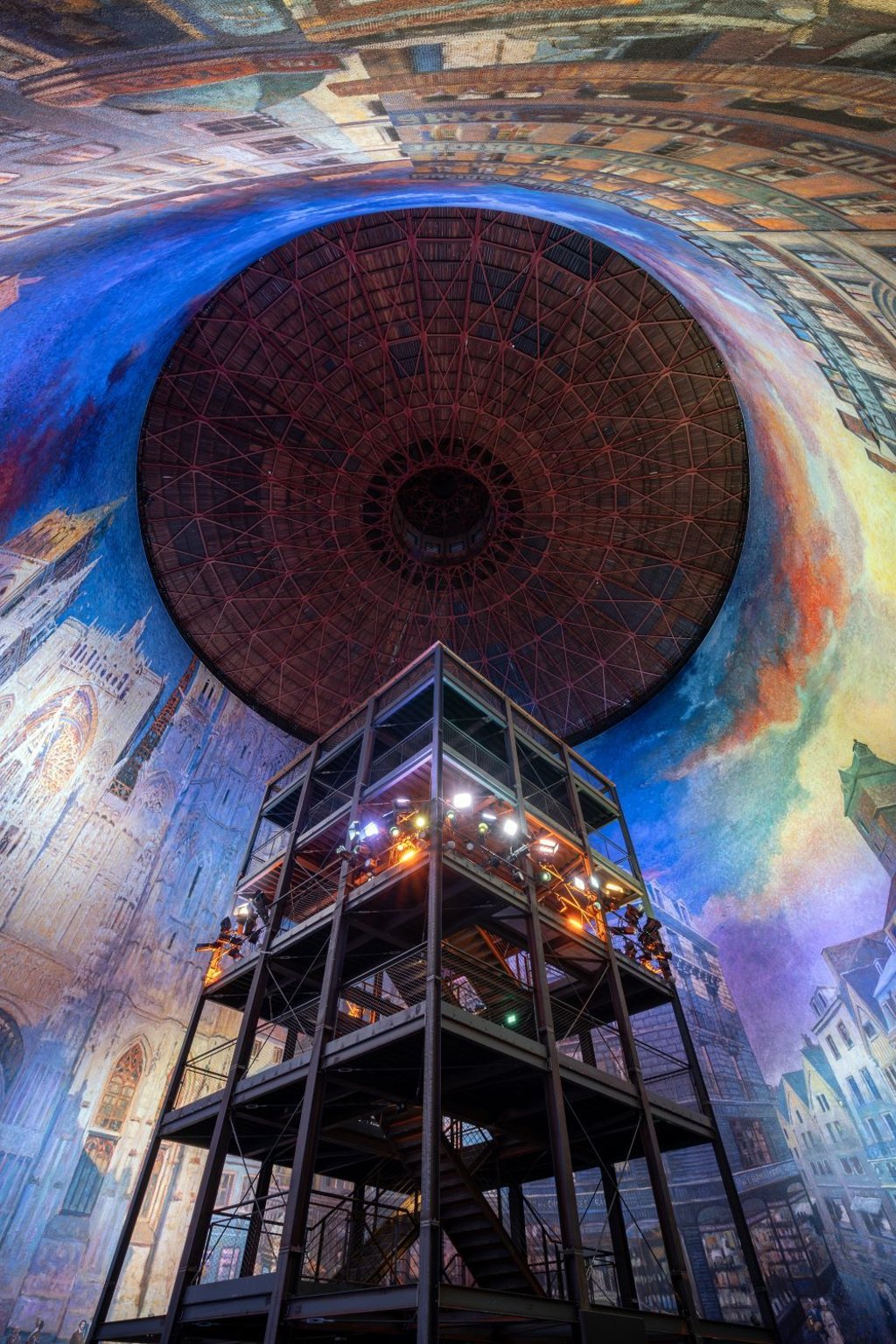 Besucherturm im Panometer Leipzig