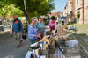  Beim 2. Samstagsmarkt in Sangerhausen boten 13 Händler aus der Region ihre Ware an. Von Lebensmitteln bis hin zu Trödlerwaren gab es ein „buntes Angebot“.  Allerdings wird es den Markt nicht dauerhaft  geben.  