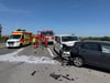 In den Unfall auf der A 9 sollen nach ersten Informationen sechs Fahrzeuge verwickelt gewesen sein.