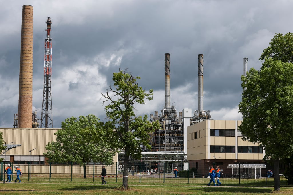 Der Cracker beliefert viele Chemiebetriebe der Region mit Rohstoffen.