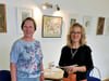 Sieglinde Walkow (l.) und Oxana Reidel-Rostalsky   zeigen Sagenhaftes.  