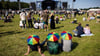 Sonnenschutz gefragt: Beim Hurricane-Festival steigen die Temperaturen auf über 30 Grad.