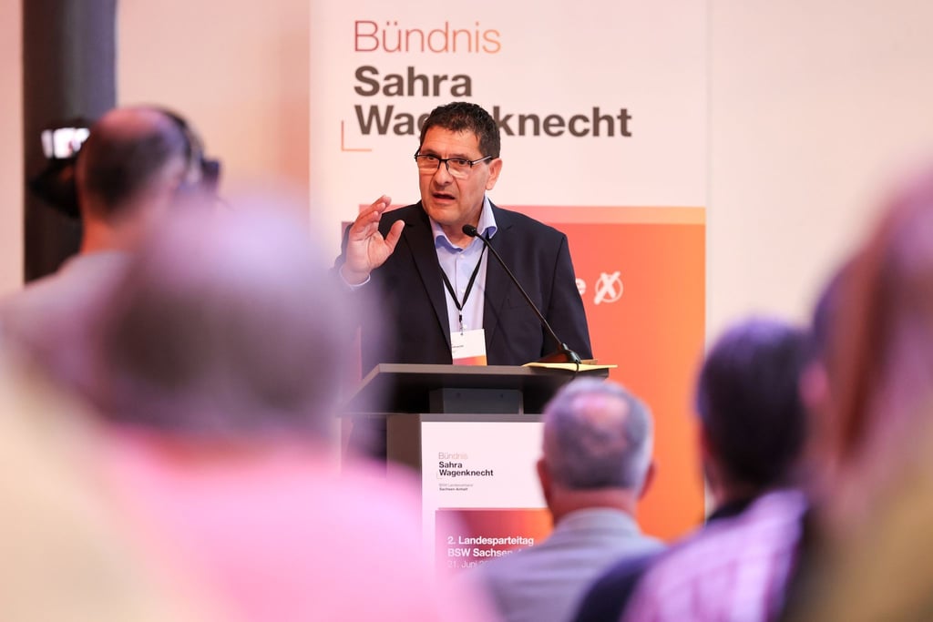 Thomas Schulze, Co-Landesvorsitzender des BSW Sachsen-Anhalt, setzt auf Einigkeit des Landesverbands.