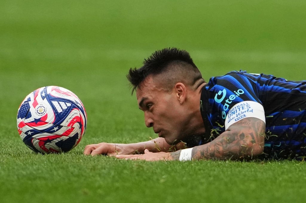 Erst am Boden, dann Torschütze zum 1:1: Inter Mailands Lautaro Martinez.