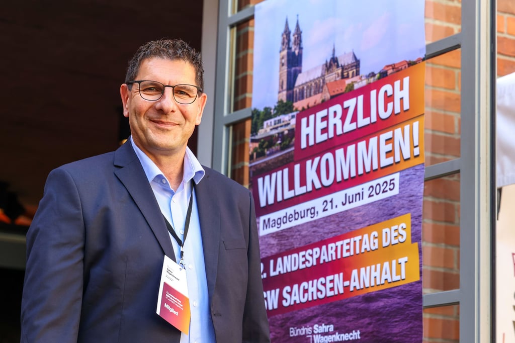 Thomas Schulze ist Landesvoesitzender des BSW Sachsen-Anhalt.