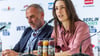Andrea Petkovic und Markus Zoecke sind begeistert vom Zuschauerzuspruch beim Berliner Turnier.