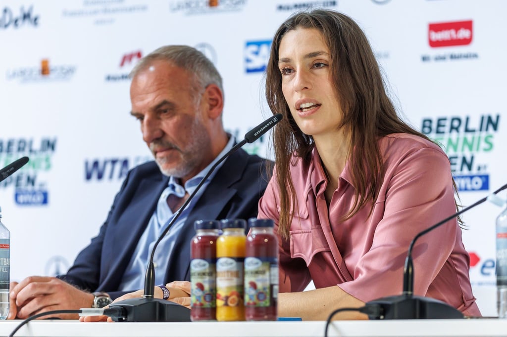 Andrea Petkovic und Markus Zoecke sind begeistert vom Zuschauerzuspruch beim Berliner Turnier.