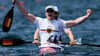 Deutschlands Jacob Schopf (vorn) und Max Lemke gewinnen im Kajak-Zweier den EM-Titel.
