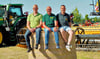 Das Trio aus altem und  den zwei neuen Geschäftsführern (v. l.) Andreas Baum, Bodo Zier und Patrick Zier konnte zum Hof- und Jubiläumsfest viele Gäste begrüßen.