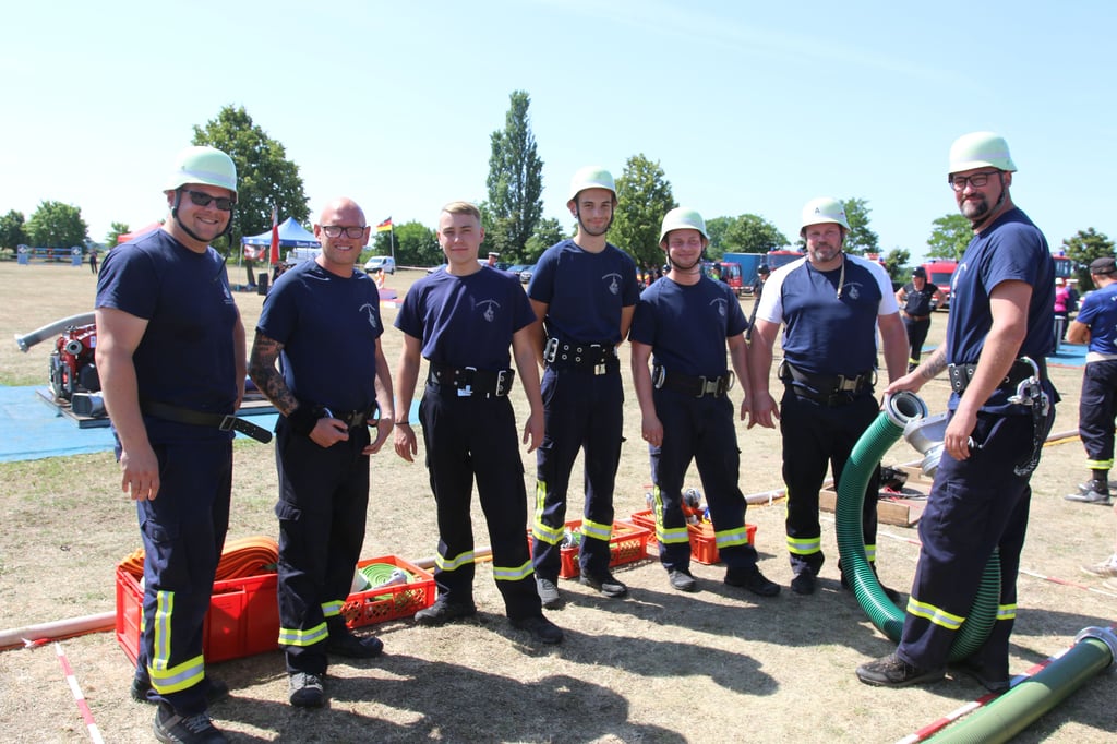 Das Team der Freiwilligen Feuerwehr Stendal erreichte mit einer Zeit von 27,72 Sekunden Platz sechs beim Kreisausscheid.