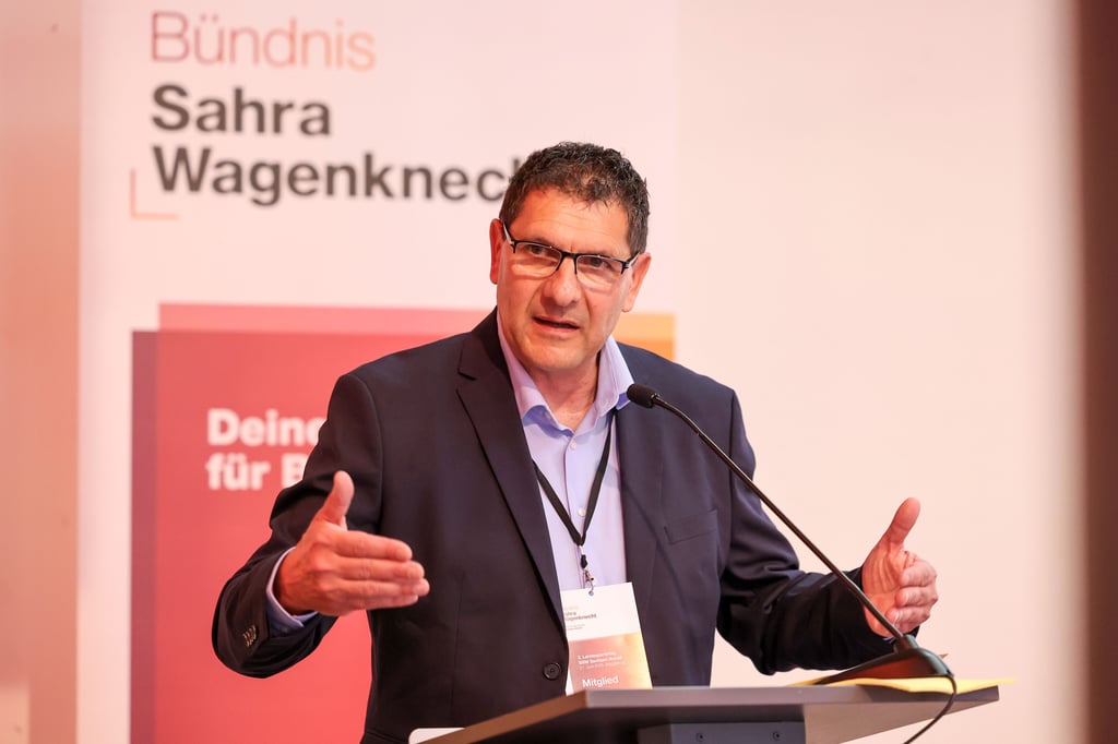 Thomas Schulze, Landesvorsitzender des BSW Sachsen-Anhalt, will mit seiner Partei 2026 in den Landtag einziehen.