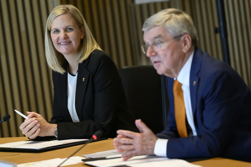Kirsty Coventry, die Nachfolgerin von Thomas Bach an der IOC-Spitze, ist die erste Frau im Präsidentenamt.