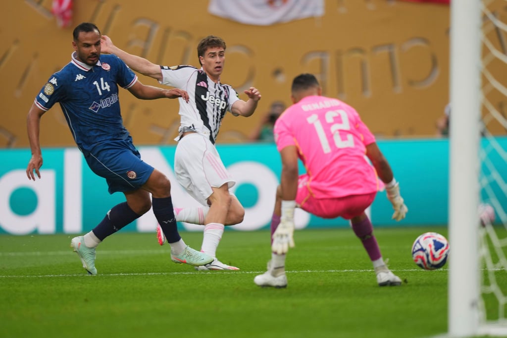 Kenan Yildiz trifft in der Anfangsphase zum 1:0 für Turin.