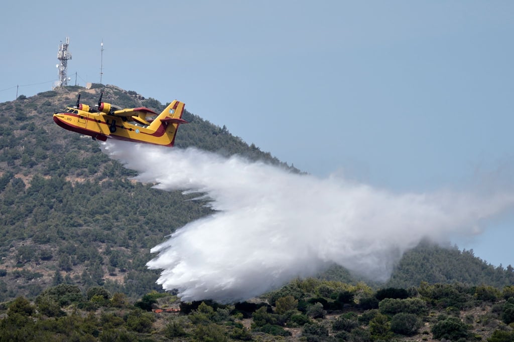 Feuer sind in den Sommermonaten auf Griechenland nicht ungewöhnlich. Bei den derzeitigen Bränden auf der Insel Chios vermuten die Behörden Brandstiftung. (Symbolfoto)