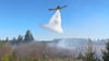 Das Löschflugzeug "Hexe 1" - hier ein älteres Foto von einem  Brand im Landkreis Harz - half beim jüngsten Waldbrand am Steinberg unweit von Goslar. 