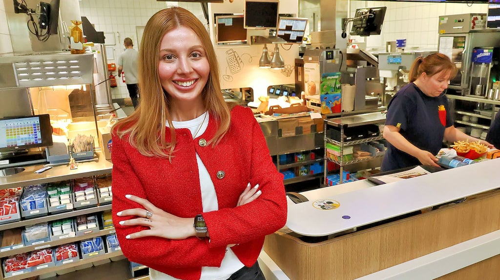 Anastasia Gogberashvili ist seit Ende 2023 Betreiberin des McDonald’s-Restaurants in Eisleben.