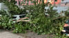 Unwetter machten den Menschen am Montag in der Hauptstadtregion zu schaffen.
