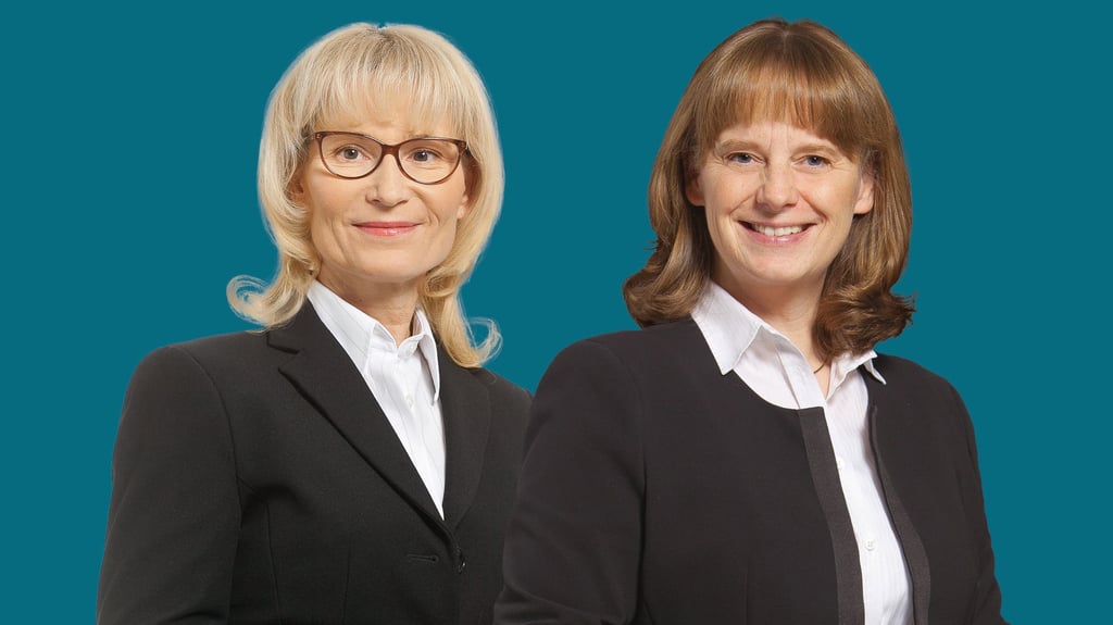 Ihre Ansprechpartnerinnen Simone Blumenthal (li) und Heike Büchting (re)