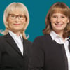 Ihre Ansprechpartnerinnen Simone Blumenthal (li) und Heike Büchting (re)