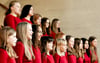 Die Kindersingakademie bei einem ihrer öffentlichen Auftritte