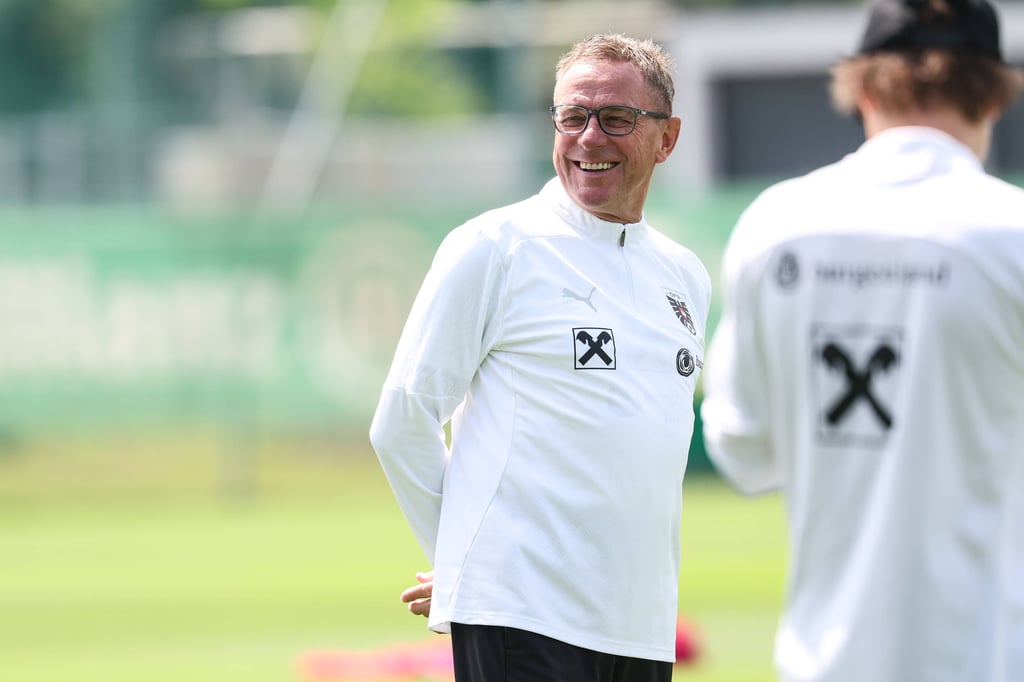 Ralf Rangnick im Dienste des ÖFB.