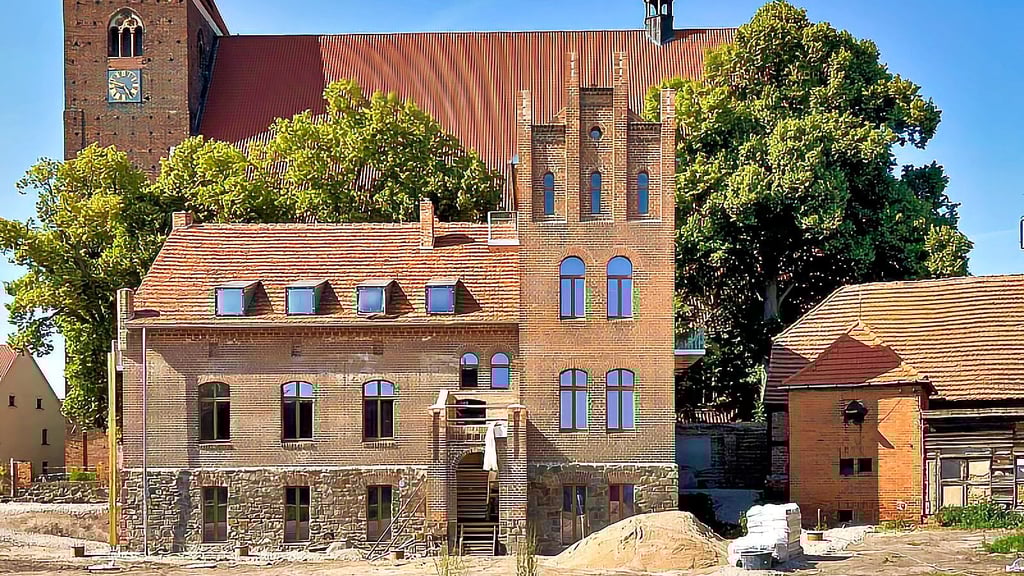 Der erste Meilenstein: Das frühere Verwalterhaus des Komtureigeländes Werben ist (fast) fertigsaniert.