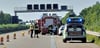 Auf der A14 hat sich ein Unfall ereignet. 