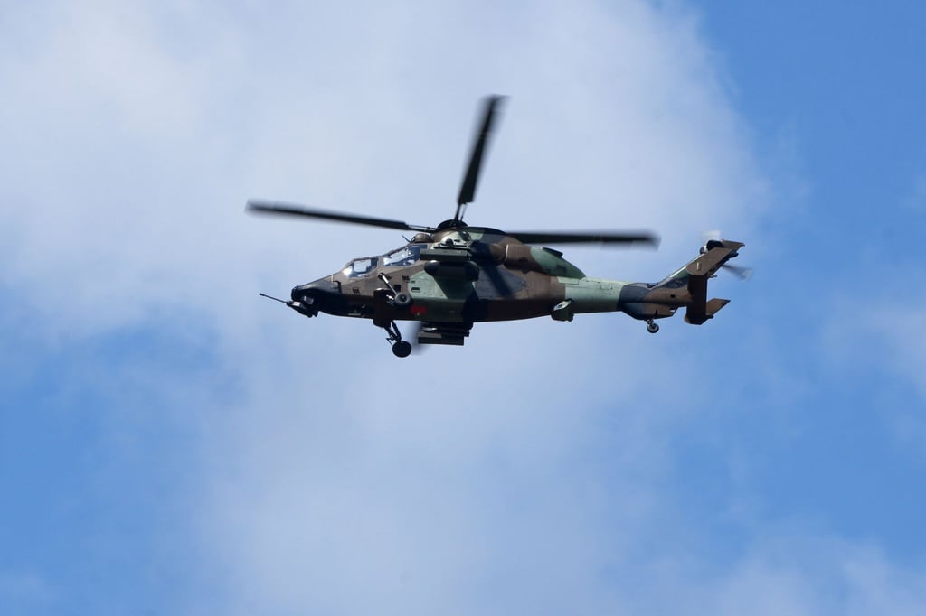 Kampfhubschrauber vom Typ Tiger: Wegen einer Bundeswehrübung werden ab Dienstag vermehrt Kampfhubschrauber bei Mühlhausen und Bad Langensalza zu sehen sein. (Archivbild)