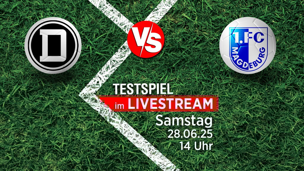 Das Testspiel zwischen dem 1. FC Magdeburg und dem SV Dessau 05 wird live im Stream übertragen.