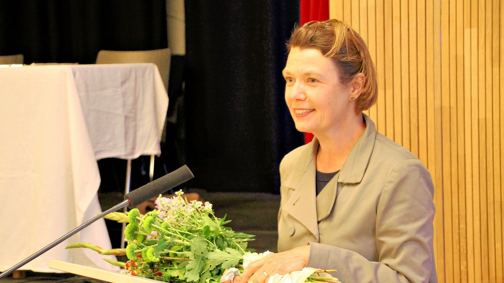 Will selbst auch etwas lernen in Halle: Ute Niethammer am Freitagabend nach ihrer Wahl zur neuen Superintendentin durch die Kreissynode