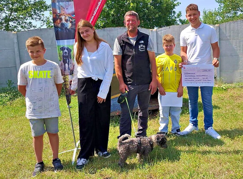 Der Tierschutzverein in Eickendorf erhielt 2.000 Euro.