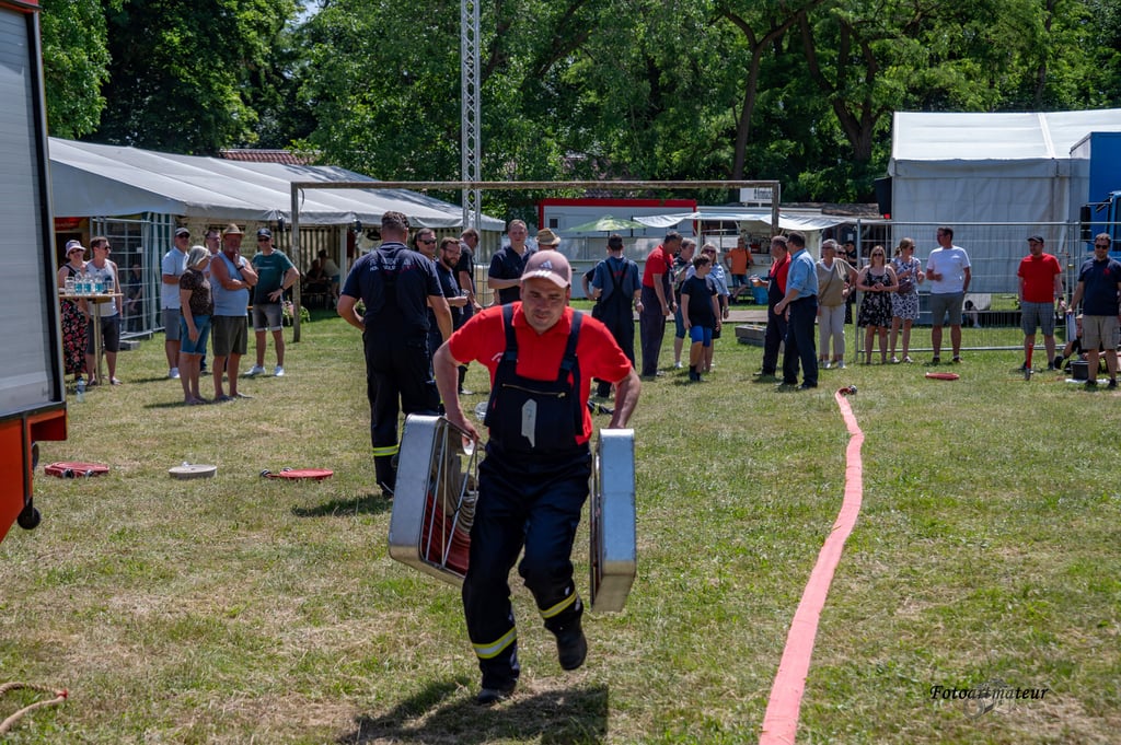 Highland-Games beim Wehr-Jubiläum in Hohenwulsch.
