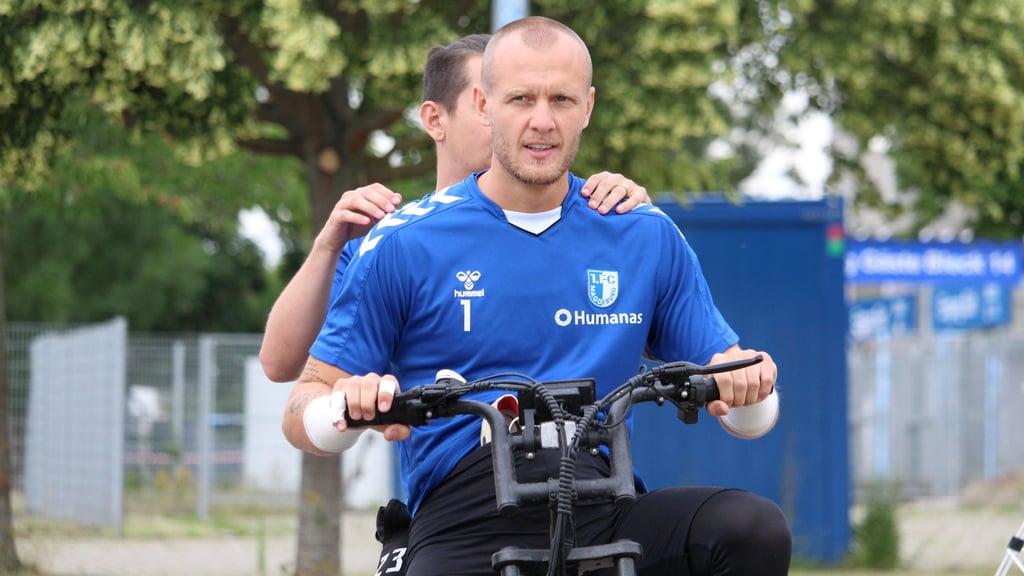 Dominik Reimann startet mit einer Typveränderung in die neue Saison. Bleibt er auch unter dem neuen trainer Kapitän des 1. FC Magdeburg?