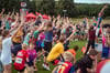 Schon die Eröffnung der Sportabzeichen-Tour in Halberstadts Friedensstadion war ein Fest der guten Laune.