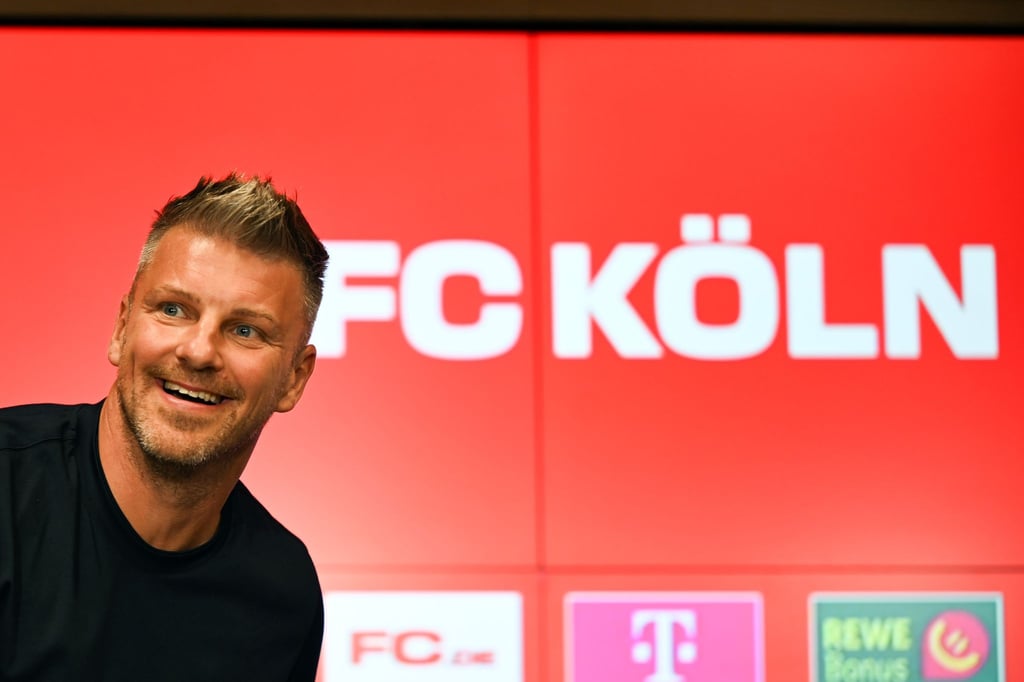 Lukas Kwasniok hat sich als neuer Cheftrainer des 1. FC Köln vorgestellt.