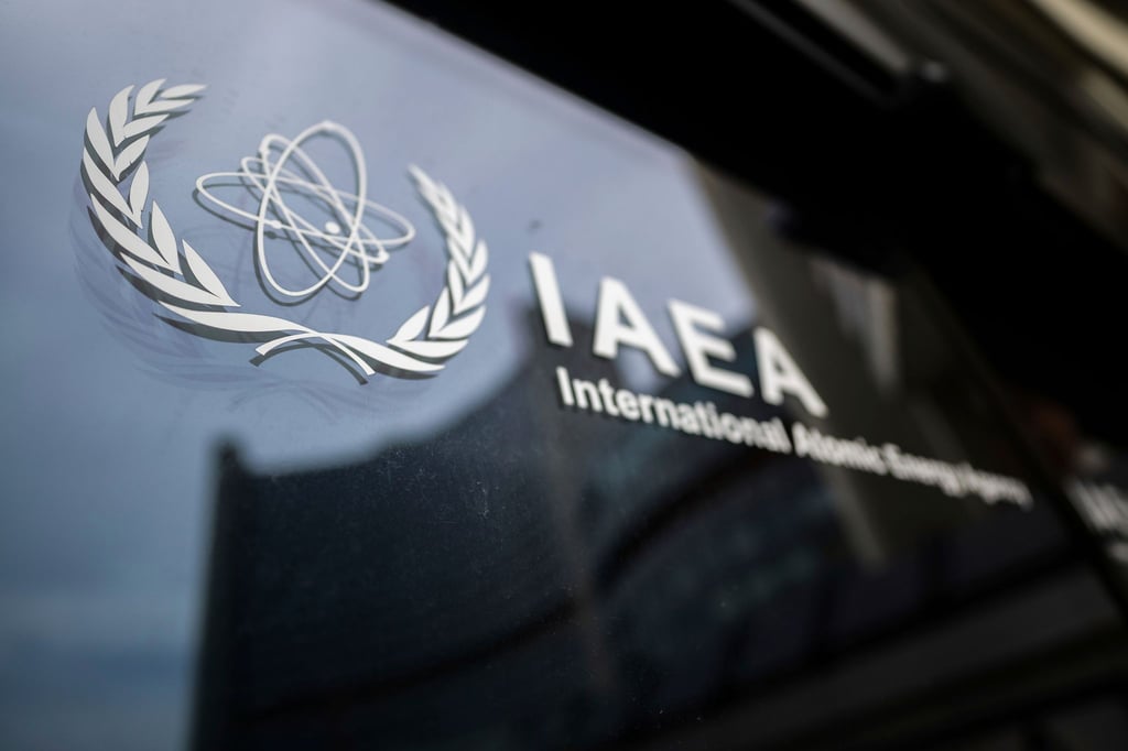 Die Internationale Atomenergiebehörde (IAEO) in Wien.